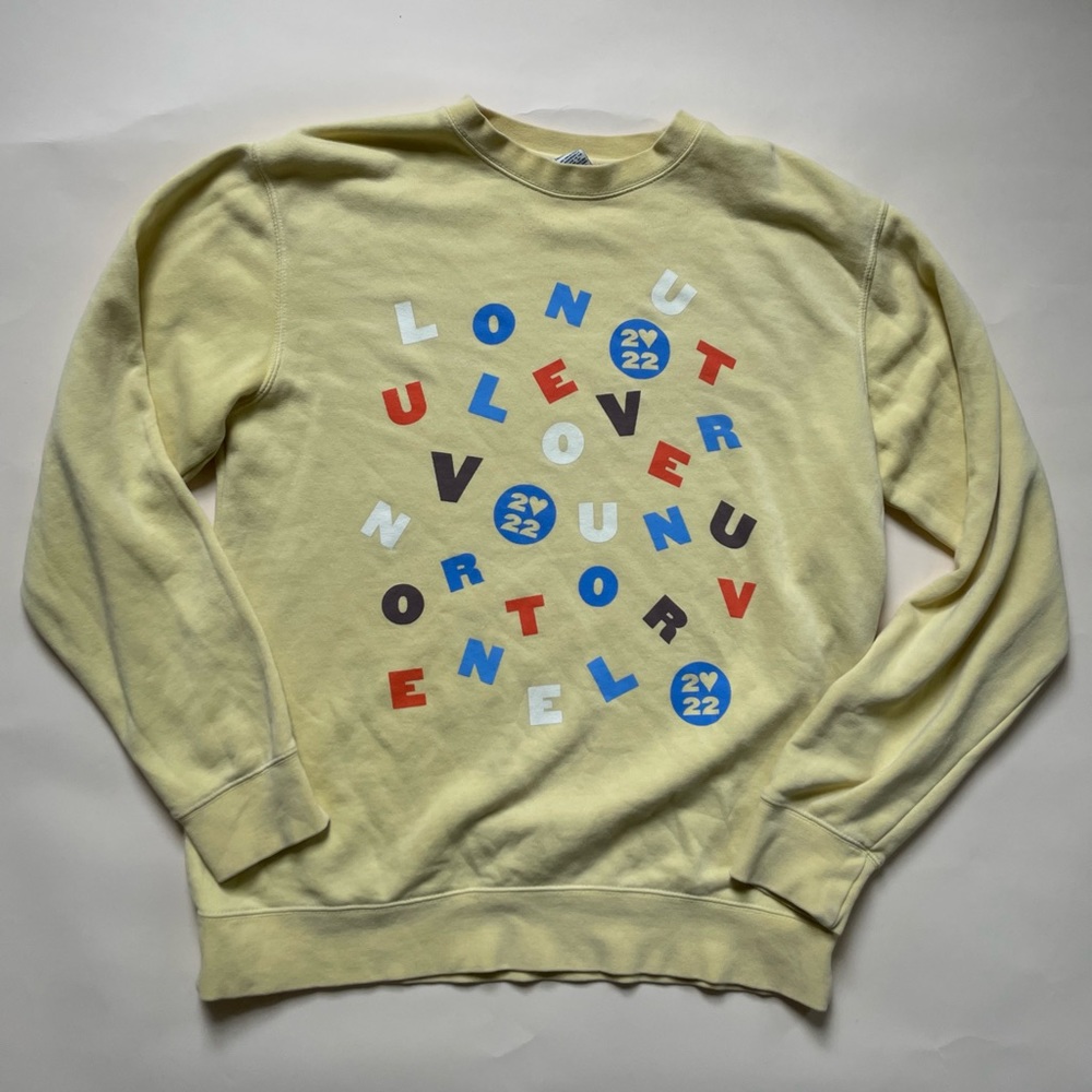 HARRY STYLES: M, Love On Tour Merch Crew Neck Sweatshirt
